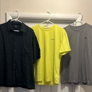 Royal Robbins Black  Button-Down/ Marmot T/ Treeblend T